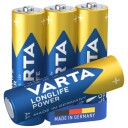 Varta AA Alkalisk Batteri 4-pk 1.5V 2300 mAh Blå
