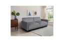 Sovesofa uten divan og sjeselong Loft24 Sovesofa Loft24 Alicia Grå Fløyel  