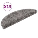 vidaXL Trappetrinnstepper 15 stk grå 56x17x3 cm