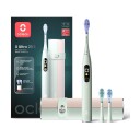 Oclean X Ultra 20 S Elektrisk Tannbørste IPX7 Grønn med 2 Børstehoder