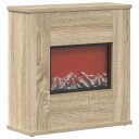 vidaXL Elektrisk peis Sonoma 47 x 18 x 48 cm Konstruert tre