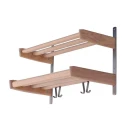 Oscarssons Möbel Meja Hattehylle 59 cm 2 hyller Hvitoljet eik