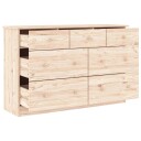 vidaXL Kommode ALTA 112x35x73 cm heltre furu