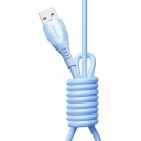 Joyroom S A59 USB A USB C 3A kabel 1.2m blå S A59 A C 3A 1.2m blue