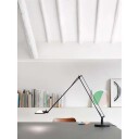 Luceplan Berenice Bordlampe 30x30 Pink Glass/Alu