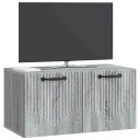  Vegghengt TV skap Grå sonoma 59,5 x 31 x 30 cm Konstruert tre