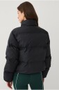 Ellos STUDIO   Jakke Short Rubber Coated Puffer Jac   Svart