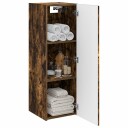  Vegghengt Badskap Røkt Eik 33 x 34,5 x 60 cm Konstruert tre