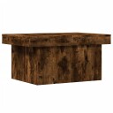  Salongbord røkt eik 100x55x40 cm konstruert tre 840874