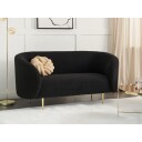 2 seters sofa Loen   Svart Gull