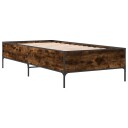  Sengeramme røkt eik 100x200 cm konstruert tre og metall 8721012984899
