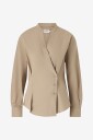 Calvin Klein - Skjorte Cotton Wrap Shirt - Beige