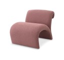 Vignola stol bouclé rose
