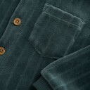 En Fant Skjorte I Velour Og Kordfløyel Balsam Green (62 / 3 mnd)