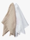 Summerville Organic Musselinteppe 2-Pakk Sandshell/White