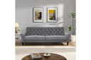 Sovesofa uten divan og sjeselong Loft24 Tyne sovesofa 3 seter Mørkegrå  