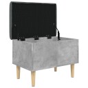  Skobenk betonggrå 62x42x46 cm sponplater 8721012162747