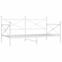 Dagseng uten madrass hvit 107x203 cm stål