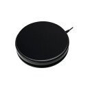 Europalms Rotary Plate 25cm Up To 25kg Black