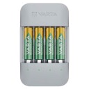 Varta Eco Charger Pro batterilader + 4x AA batterier (2100mAh)