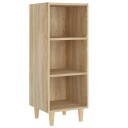 vidaXL Skjenk sonoma eik 34,5x32,5x90 cm konstruert tre