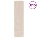  Anti skli Trapematter 15 pcs Krem 75 x 20 cm PP