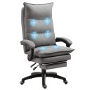 Ergonomisk grå svingstol for kontor og spill
