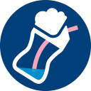 Philips Avent Straw Cup 200 ml Lilla/Turkis