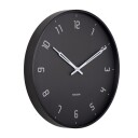 Karlsson Stark Veggklokke KA5950BK   Unisex 40 cm Kvarts urverk