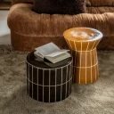 By Boo TileTastic 2 sidebord   mustard 38x38x45 cm