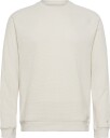 Champion Crewneck Long Sleeve T Shirt   Cream   XS