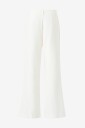 Gina Tricot   Bukser Mid Waist Pleated Trousers   Hvit