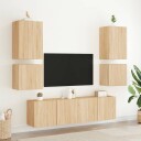  Vegghengt TV-benk sonoma eik 40,5x30x40 cm konstruert tre 836900