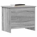 vidaXL Oppbevaringskiste Grå Sonoma 60 x 40 x 50 cm Konstruert tre