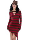 Lisensiert Miss Freddy Krueger Strikket Kjole S