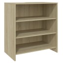 vidaXL Skjenk sonoma eik 70x40,5x75 cm sponplate