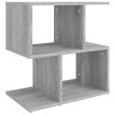 vidaXL Nattbord grå sonoma 50x30x51,5 cm konstruert tre