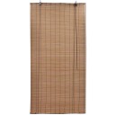 vidaXL Rullegardin bambus 100x220 cm brun