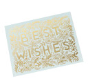 Rifle Paper Co. Bryllupskort Golden Best Wishes