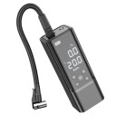 HOCO ZP7 Elektrisk Luftpumpe   5000mAh LED skjerm   Svart