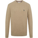 U.S. Polo Assn. Mads Reg Cot Uspa M Knit Beige L