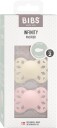 BIBS Infinity Smokk 2-pack Str. 2 Symmetrical Ivory/Blossom