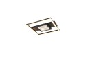 Trio Lighting Taklampe Wheeler Firkant Matt svart