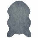  Skliikkerteppe i kunstig kaninpels OLITE Antrasitt 50 x 80 cm