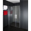 Arrow DuoDoor Dusjvegg Delvis frostet Bredde:35 cm, Baderom