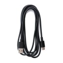 ELETRA USB-A M - USB-C M 2M KABEL, SVART