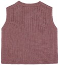 Hust and Claire Vest Strikk HCEdi Wool Rib Strikk Pale Ma Hust and Claire 1½ år 86 Vest Lilla