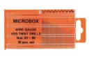 Vallejo Microbox Boresett med 20 Bor i US Inches (61-80)