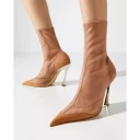 Mugler Dame Sko Beige 39 EU,