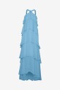 Vero Moda Maxikjole vmFelicia SL Ruffle Maxi Dress Blå